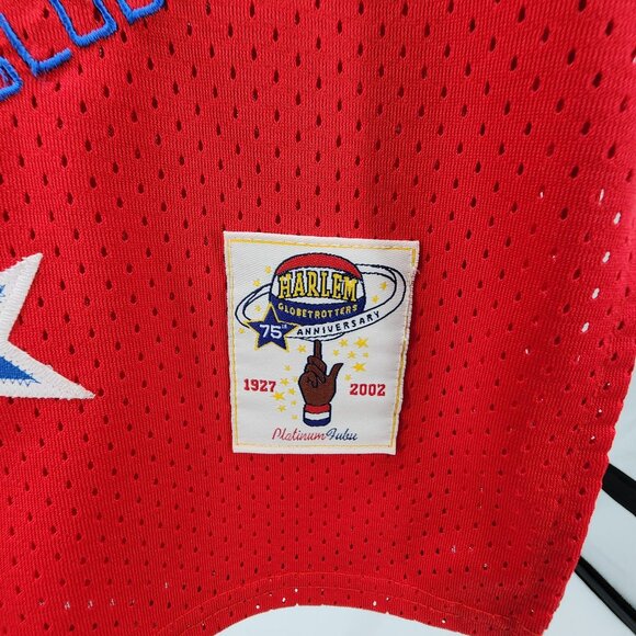 Harlem Globetrotters Womens Medium V Neck Jersey Dress Embroidered Logo - Picture 5 of 12